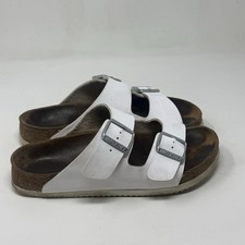 Birkenstock Arizona Super Grip Sandals Womens 8 EU 39 Leather 2 Strap Big Buckle