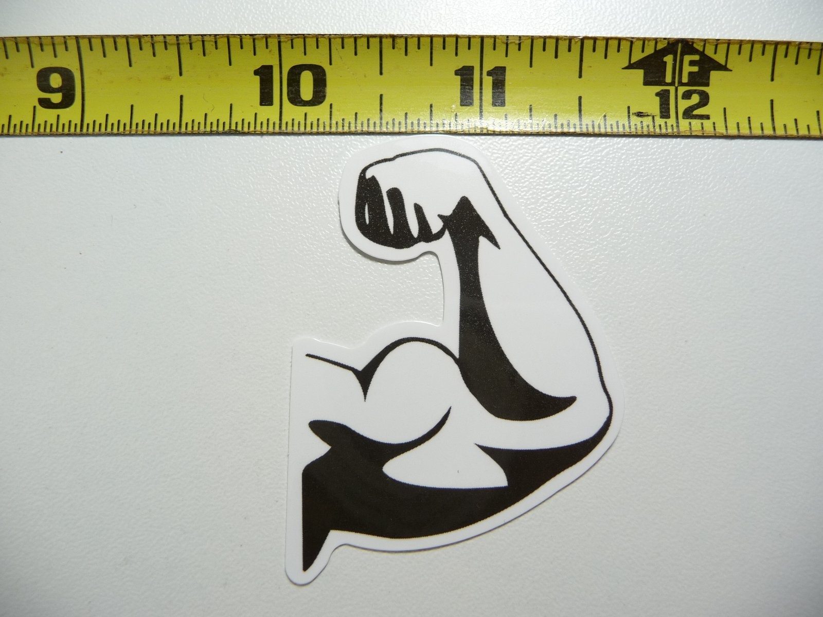 Bicep Decal Sticker for Fitness and Weightlifting Enthusiasts