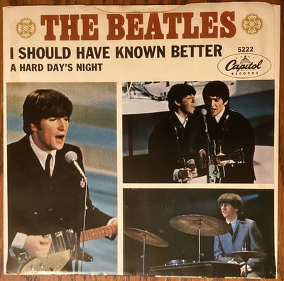 The Beatles A Hard Day s Night / Better Capitol 5222 45 rpm 7  PS Picture Sleeve