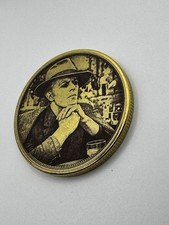 David Bowie Inspired Hand Made Lasered Etched Token Coin Gift Keepsake Bowie