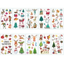 Lovely Fake Christmas Temporary Tattoo Body/Face Sticker Kids Home Decaration G
