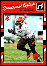 2016 Emmanuel Ogbah Rookie Panini Donruss Football RC #315 Cleveland Browns