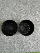 Team TRC BBS Rear Wheels Black 2” Wheels fits TRC bolink RC10L LSS VGC Unused