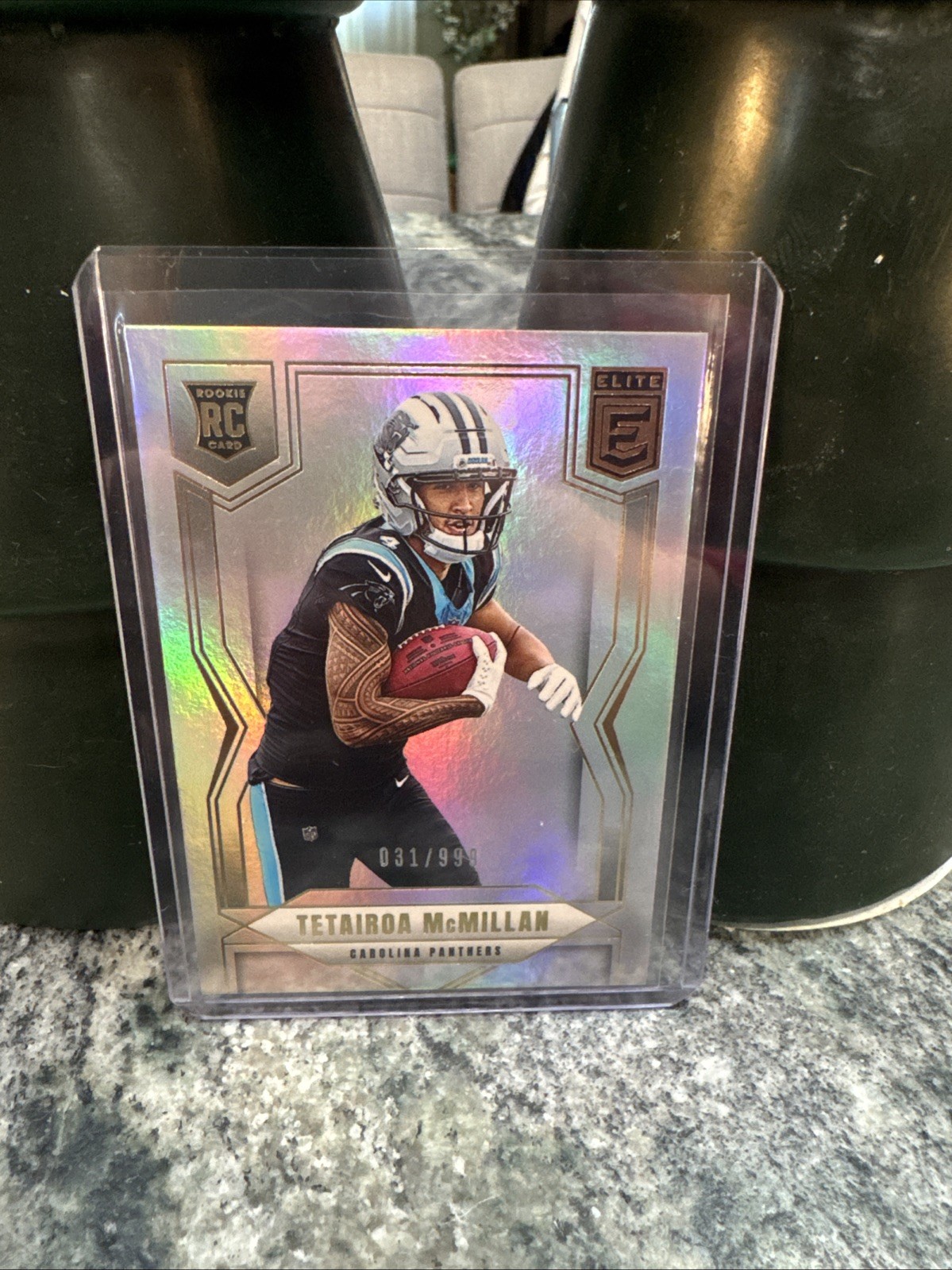 2025 Donruss Elite Tetairoa McMillan Rookie #’d /999 Carolina Panthers No128 RC