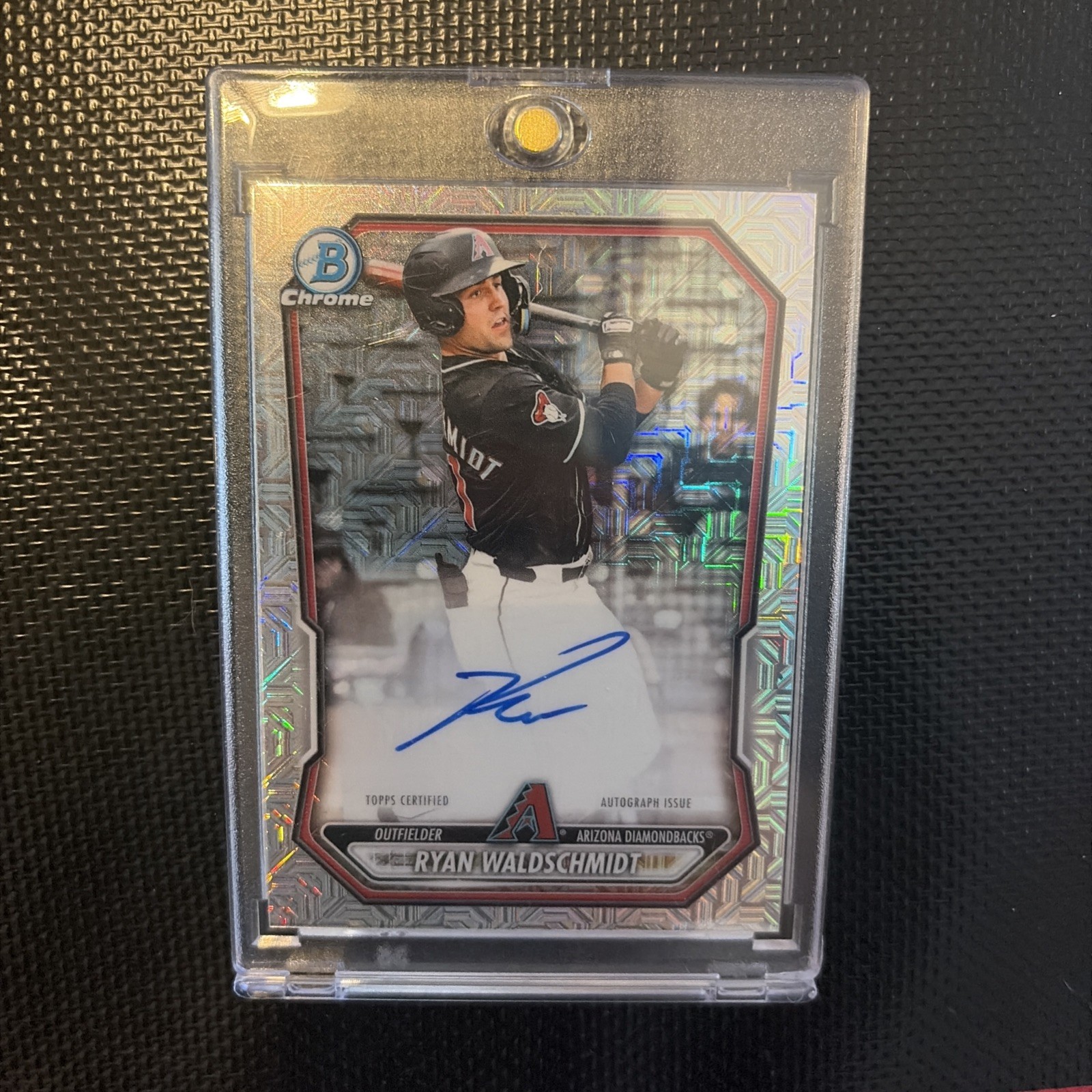 2026 Bowman Chrome Ryan Waldschmidt Auto Mojo Refractor #BMA-RW Diamondbacks