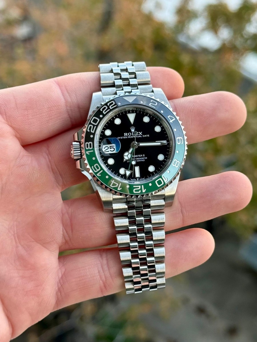 2023 Rolex GMT 'Sprite' 126720VTNR Jubilee Black/Green Bezel w