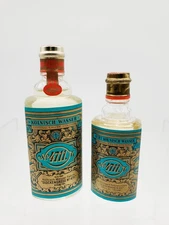 Lot Vintage Echt Kolnisch Wasser No. 4711 Eau De Cologne 50 ml & Travel Size