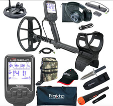 Nokta The Legend SMF Pro Pack Metal Detector w/ Pinpointer, Digger Carry Bag