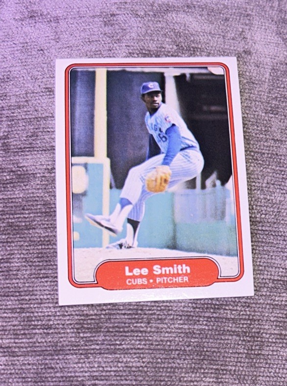 1982 Fleer #603 LEE SMITH RC Rookie! CUBS! HOF!