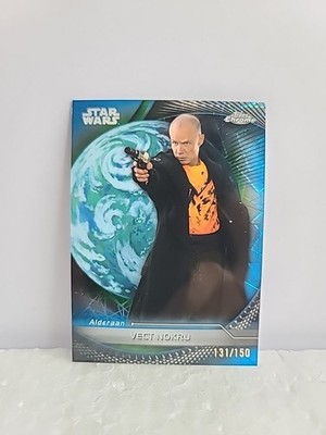 2025 Topps Star Wars Hyperspace Blue Lazer /150 BPV-15 Vect Nokru