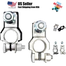 BATTERY TERMINAL | POSITIVE & NEGATIVE SET | OEM | Car Cable Connector Clamp ...