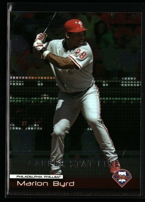 Marlon Byrd 2004 Donruss #327 Stat Line Career #/298 Philadelphia Phillies