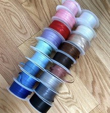 6mm Satin Ribbon Rolls 1/4 Inch Double Sided Silk Fabric for Hair Bow Craft Gift