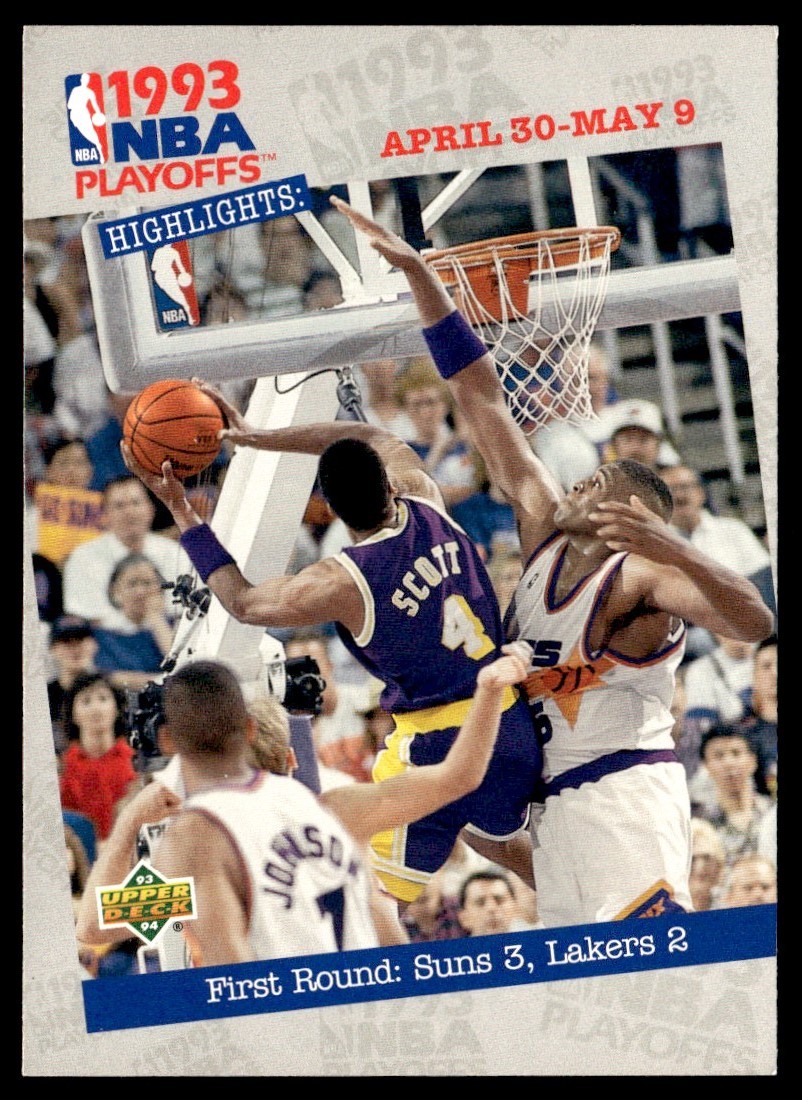 1993-94 Upper Deck Lakers vs Suns First Round NBA Card #182