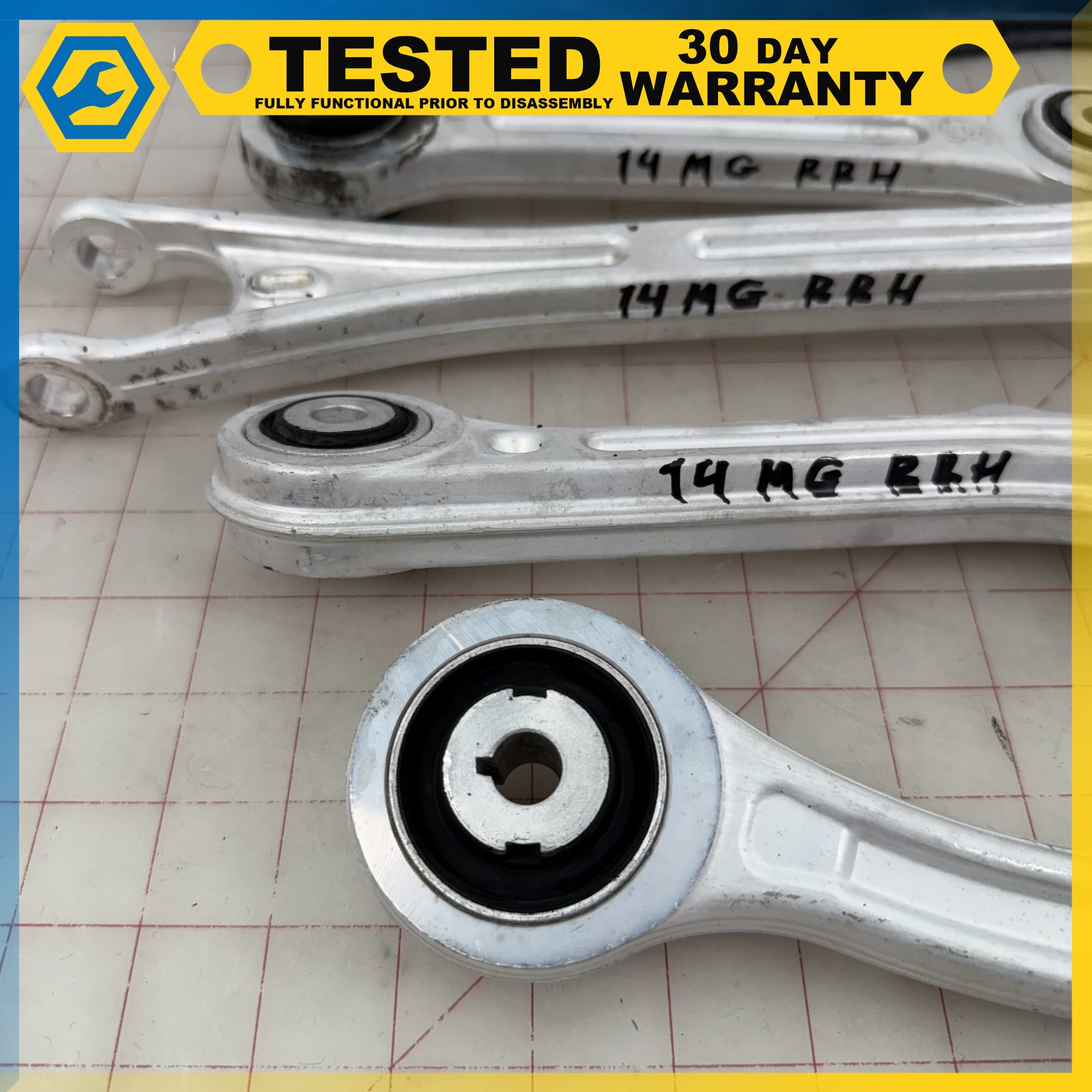 14-16 MASERATI GHIBLI REAR RIGHT SUSPENSION CONTROL ARM SET OF 5 OEM
