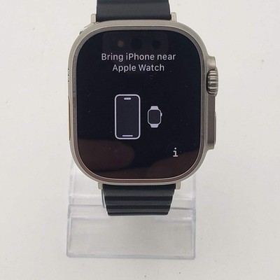 GPS Only Apple Watch Ultra 2 49MM White Titanium Black Magnetic Link MREJ3LL/A