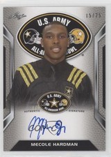 2016 Leaf US Army All-American Bowl Tour Silver 15/25 Mecole Hardman Jr Auto uk2