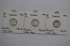 🧭 🇸🇪 SWEDEN 25 ORE 1937 + 1940 + 1941 ALL SILVER B91 #77 CG24