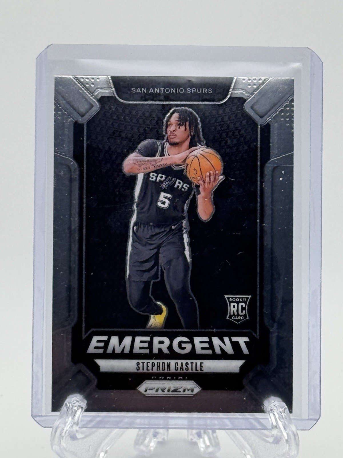 Panini Prizm 2024-25 Emergent Stephon Castle #29 Rookie Spurs NBA Card