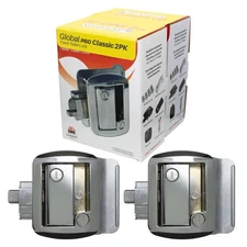 ✅ NEW 2 Global Link Travel Trailer Locks, Keyed Alike, Polished Chrome ✅