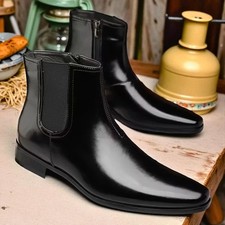 Stivali eleganti e di successo da uomo ,a punta , in pelle TG 38/47