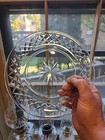 Set Of 9 ~ Kosta Boda Crystal ~ Rut Majestic Luncheon Plate ~  Sweden — photo 2
