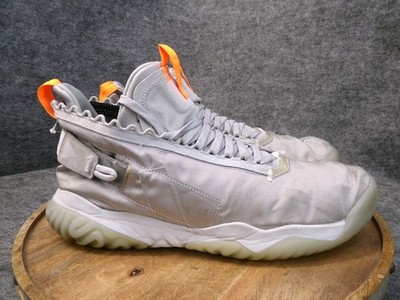 Nike Air Jordan Proto React Size 15 US Wolf Grey Pure Platinum Orange BV1654-008