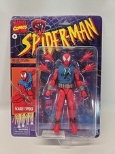 Spider-Man Marvel Legends Scarlet Spider Action Figure Retro Card by Hasbro New