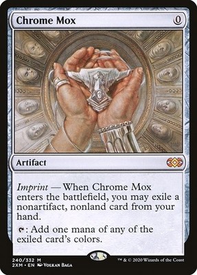 Chrome Mox - MTG card, near mint condition - Double Masters set