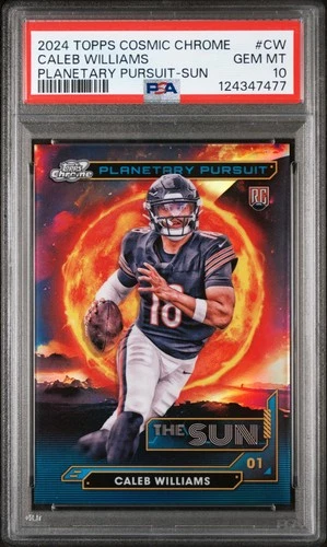 2024 TOPPS COSMIC CHROME PLANETARY PURSUIT SUN #CW CALEB WILLIAMS PSA 10