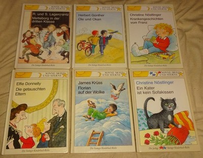 6x SONNE, MOND UND STERNE Die Oettinger Kinderbuch-Reihe GUTER ZUSTAND