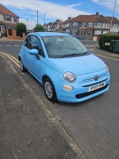 2017 fiat 500 1.2 pop only 84k miles not 500c blue full service history