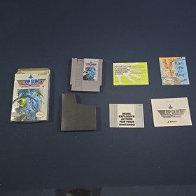 Top Gun: The Second Mission (Nintendo Nes 1989) Insertos manuales completos Rev A