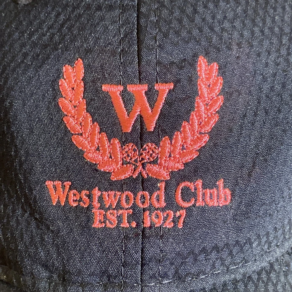 Gorra Westwood Club Richmond Virginia Under Armour rosa bordado azul Foto 3 de 4
