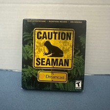 Sega Dreamcast Seaman Game with Microphone Factory Sealed New 51048