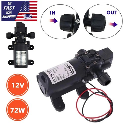 #ad Water Pump 12V High Pressure Self Priming Sprayer 130PSI Diaphragm Auto Switch $17.98