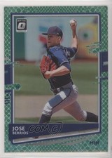 2020 Panini Donruss Optic Choice Green Dragon Prizm 79/84 Jose Berrios #166 0a6