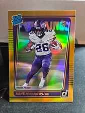2021 Donruss Football Premium Gold Press Proof #285 Kene Nwangwu Rookie
