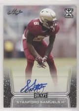 2020 Leaf Draft Auto Stanford Samuels III #BA-SS3 Auto 0cv