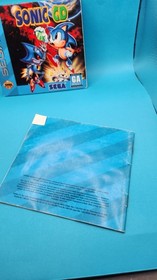 sonic cd sega cd not for resale cib Very Good Condition Tested Works