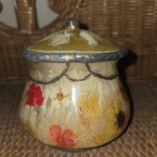 Mcm Fresh Fields Pressed Flowers Jar With Lid Storage Bathroom