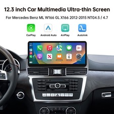 Für Benz ML W166 GL X166 NTG4.x 12.3' Wireless CarPlay Multimedia Touchscreen Für Benz ML W166 GL X166 NTG4.x 12.3' Wireless CarPlay Multimedia Touchscreen