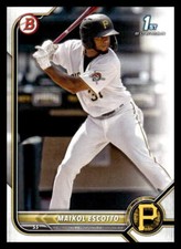 2022 Bowman 1st Edition  Maikol Escotto #BP-52 Pittsburgh Pirates