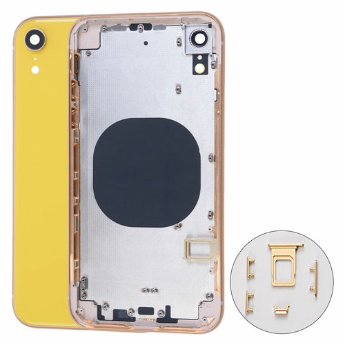 Replacement For iPhone XR 6.1" Back Glass Door Housing Best Battery Cover Frame - Picture 11 of 12