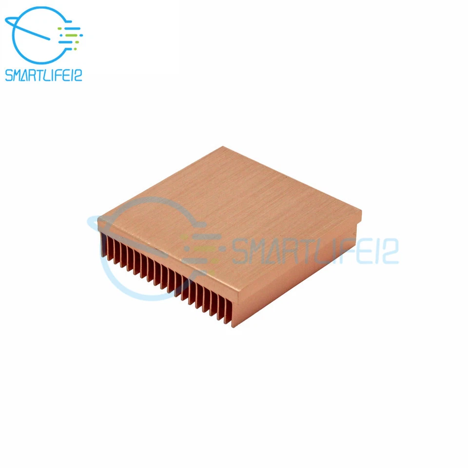 Pure Copper Heatsink DIY Heat Sink Radiator for Electronic Chip LED IC Cooling - Image 4 of 4