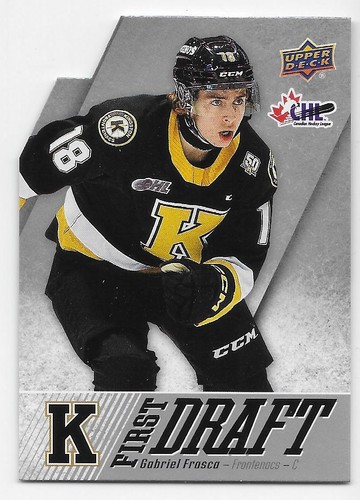 22/23 UPPER DECK CHL FIRST DRAFT Hockey (#FD1-FD35) U-Pick From List - Picture 24 of 36