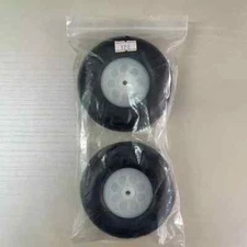 Pair of 4 inch Rubber Landing Gear for Airplane RC Wheels Tires Model Parts
