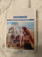 Atari Defender Manuel Only No Game