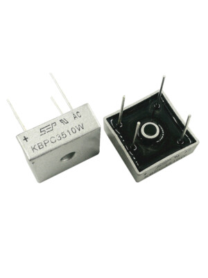 1PCS KBPC3510W Diode Bridge Rectifier Single Phase Metal Case 1000V 35A