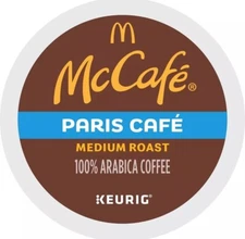 96 Count McCafe Paris Café Keurig K-Cup Pods - OLD - BULK STOCK